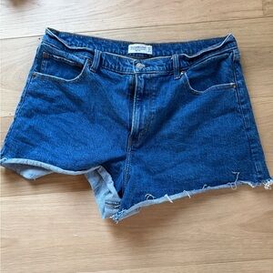 Abercrombie & Fitch Blue Denim Cutoff Shorts - Women